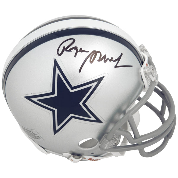 Roger Staubach Dallas Cowboys Autographed Riddell Mini Helmet