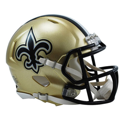 NFL Saints Revolution Speed Mini Football Helmet