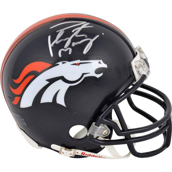Peyton Manning Denver Broncos Autographed Riddell Mini Helmet